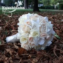 Bidermajer - Hortenzije, ruže i mini ruže