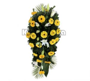 Suza - Žuti gerberi i beli ljiljani
