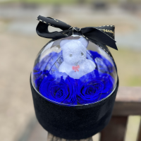 Dehidrirane ruže sa medom u kutiji - plava